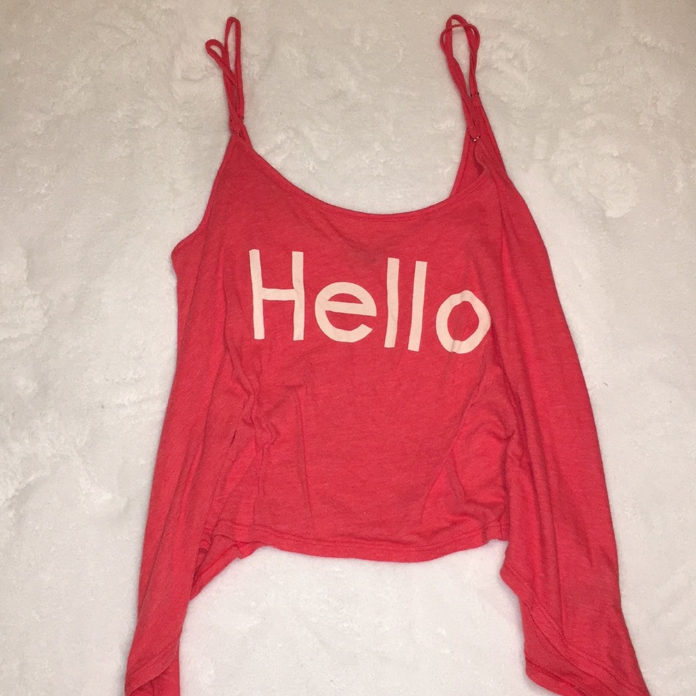 Super Soft Wildfox “Hello” Tank (Size Small)